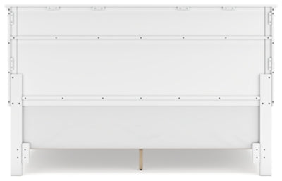 Fortman King Panel Bed - White Panel Bed modern furniture Contempo Furniture