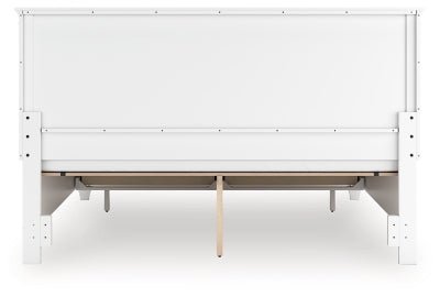 Fortman King Panel Storage Bed - White Storage Bed modern furniture Contempo Furniture
