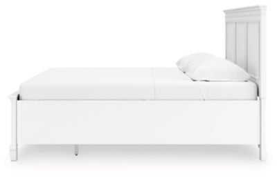 Fortman King Panel Storage Bed - White Storage Bed modern furniture Contempo Furniture