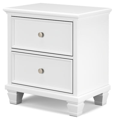 Fortman Nightstand - White Accent Nightstand modern furniture Contempo Furniture