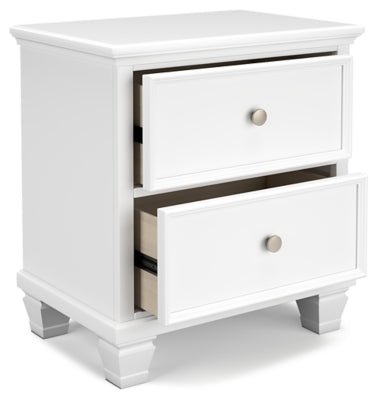 Fortman Nightstand - White Accent Nightstand modern furniture Contempo Furniture