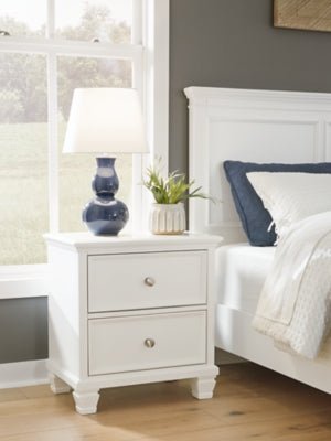 Fortman Nightstand - White Accent Nightstand modern furniture Contempo Furniture