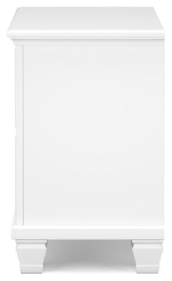 Fortman Nightstand - White Accent Nightstand modern furniture Contempo Furniture