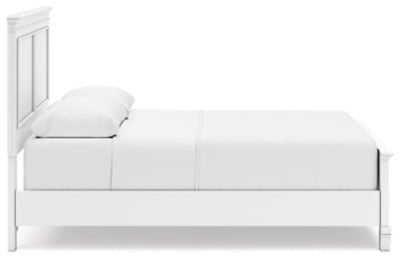 Fortman Queen Panel Bed - White Panel Bed modern furniture Contempo Furniture
