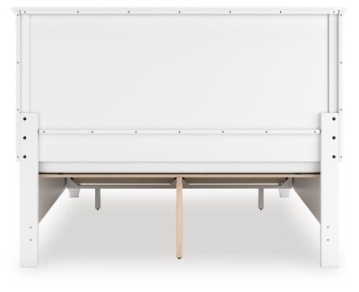 Fortman Queen Panel Storage Bed - White Storage Bed modern furniture Contempo Furniture