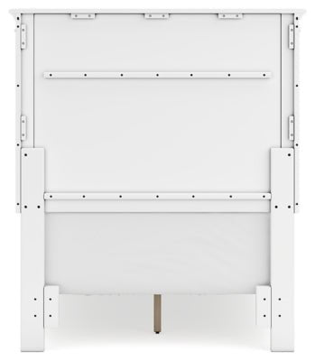 Fortman Twin Panel Bed - White Panel Bed modern furniture Contempo Furniture