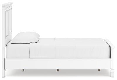 Fortman Twin Panel Bed - White Panel Bed modern furniture Contempo Furniture