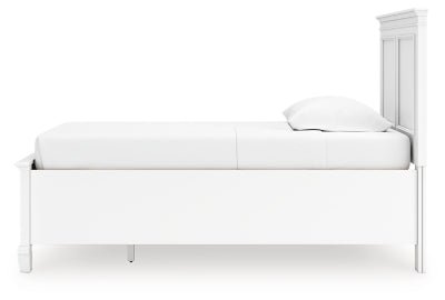 Fortman Twin Panel Storage Bed - White Storage Bed modern furniture Contempo Furniture