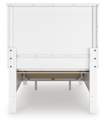 Fortman Twin Panel Storage Bed - White Storage Bed modern furniture Contempo Furniture