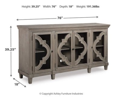 Fossil Ridge Accent Cabinet - Gray Accent Cabinet modern furniture Contempo Furniture