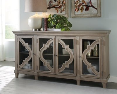 Fossil Ridge Accent Cabinet - Gray Accent Cabinet modern furniture Contempo Furniture