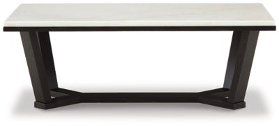 Fostead Coffee Table - White Cocktail Table modern furniture Contempo Furniture