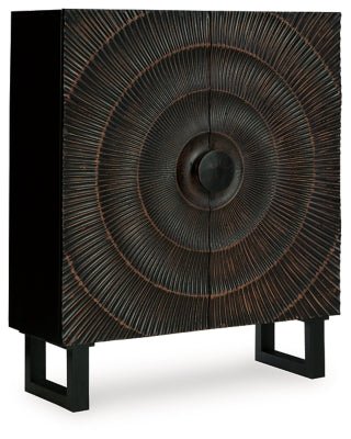 Fosterman Accent Cabinet - Black Accent Cabinet modern furniture Contempo Furniture