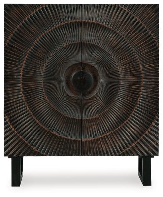 Fosterman Accent Cabinet - Black Accent Cabinet modern furniture Contempo Furniture