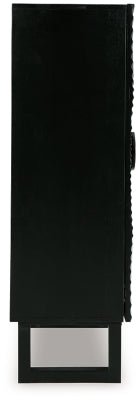 Fosterman Accent Cabinet - Black Accent Cabinet modern furniture Contempo Furniture