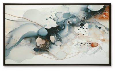 Foxenburg Wall Art - Blue Framed Prints modern furniture Contempo Furniture