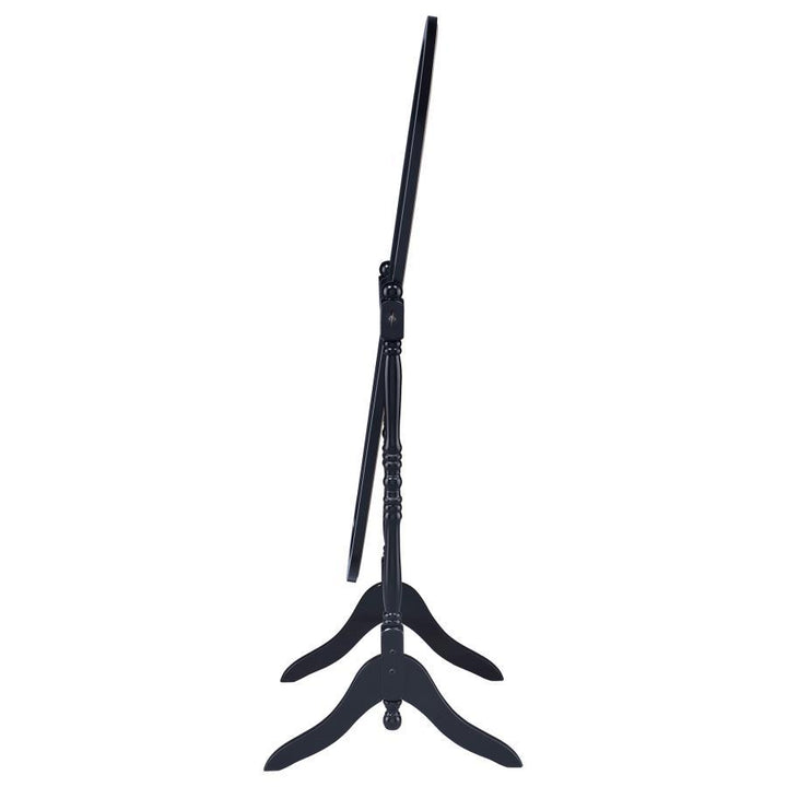 Foyet - Wood Adjustable Full Length Cheval Mirror - Black Floor Mirror modern furniture Contempo Furniture