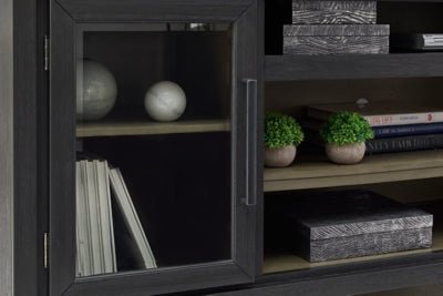 Foyland 83" TV Stand - Dark Brown TV Stand modern furniture Contempo Furniture