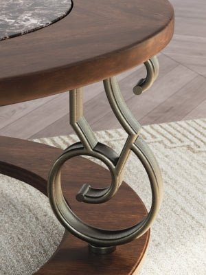 Frallyn Coffee Table - Dark Brown Coffee Table modern furniture Contempo Furniture