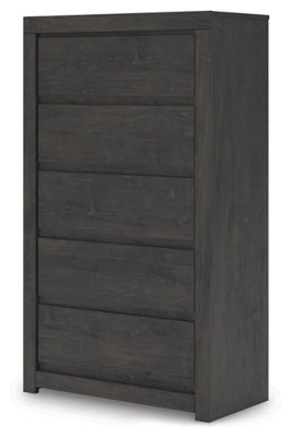 Fraluna Chest of Drawers - Dark Gray Accent Chest modern furniture Contempo Furniture