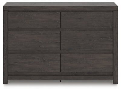 Fraluna Dresser - Dark Gray Dresser modern furniture Contempo Furniture