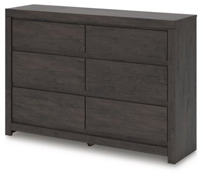 Fraluna Dresser - Dark Gray Dresser modern furniture Contempo Furniture