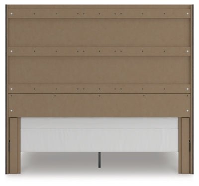 Fraluna King Panel Storage Bed - Dark Gray Storage Bed modern furniture Contempo Furniture