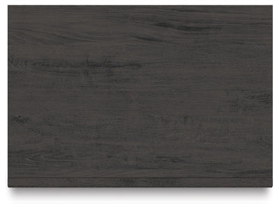 Fraluna Nightstand - Dark Gray Nightstand w/ Charging Station modern furniture Contempo Furniture