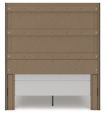 Fraluna Queen Panel Storage Bed - Dark Gray Storage Bed modern furniture Contempo Furniture