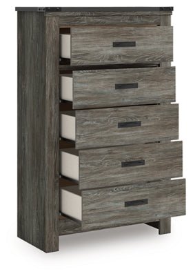 Frandern Chest of Drawers - Gray Accent Chest modern furniture Contempo Furniture