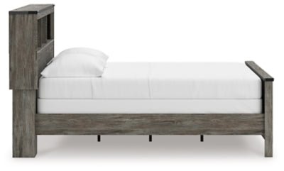 Frandern Full Bookcase Panel Bed - Gray Storage Bed modern furniture Contempo Furniture