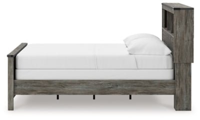 Frandern Full Bookcase Panel Bed - Gray Storage Bed modern furniture Contempo Furniture