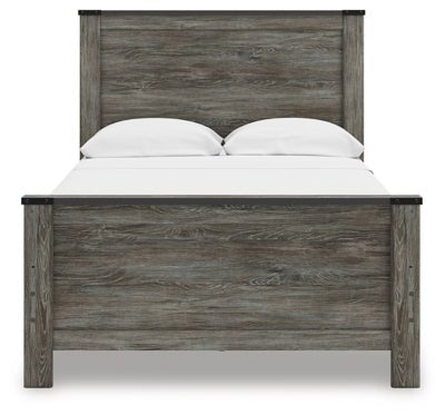 Frandern Full Panel Bed - Gray Panel Bed modern furniture Contempo Furniture