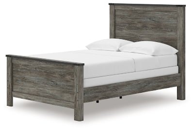 Frandern Full Panel Bed - Gray Panel Bed modern furniture Contempo Furniture