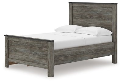 Frandern Full Panel Bed with Storage - Gray Storage Bed modern furniture Contempo Furniture