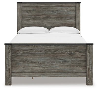 Frandern Full Panel Bed with Storage - Gray Storage Bed modern furniture Contempo Furniture