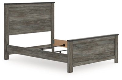 Frandern Queen Panel Bed - Gray Panel Bed modern furniture Contempo Furniture