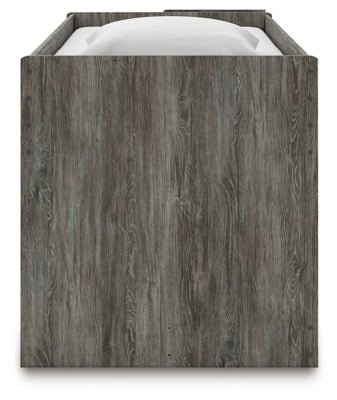 Frandern Twin Loft Bed - Gray Loft Bed modern furniture Contempo Furniture