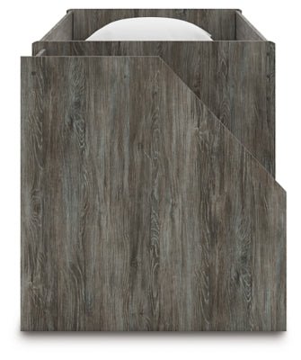 Frandern Twin over Twin Loft Bed - Gray Loft Bed modern furniture Contempo Furniture