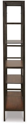 Frankwell Bookcase - Dark Brown Etageres modern furniture Contempo Furniture