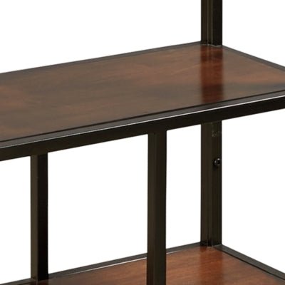 Frankwell Bookcase - Dark Brown Etageres modern furniture Contempo Furniture