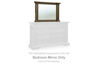 Frantanna Bedroom Mirror - Dark Brown Mirror modern furniture Contempo Furniture