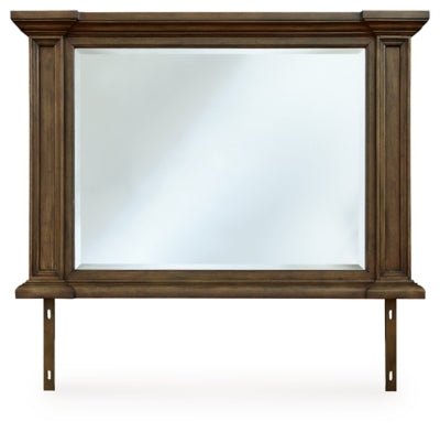Frantanna Bedroom Mirror - Dark Brown Mirror modern furniture Contempo Furniture