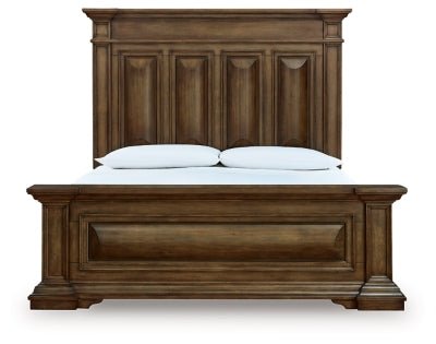 Frantanna California King Panel Bed - Dark Brown Panel Bed modern furniture Contempo Furniture