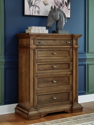Frantanna Chest of Drawers - Dark Brown Accent Chest modern furniture Contempo Furniture
