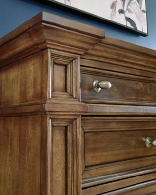 Frantanna Chest of Drawers - Dark Brown Accent Chest modern furniture Contempo Furniture