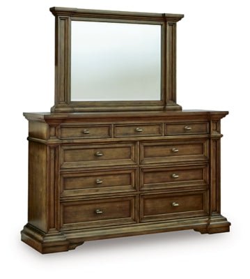 Frantanna Dresser and Mirror - Dark Brown | Ashley Furniture