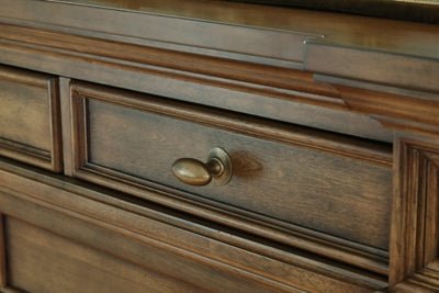 Frantanna Dresser - Dark Brown Dresser modern furniture Contempo Furniture