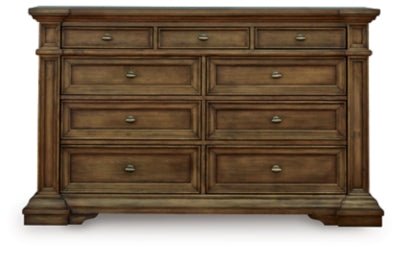 Frantanna Dresser - Dark Brown Dresser modern furniture Contempo Furniture