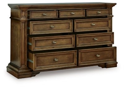 Frantanna Dresser - Dark Brown Dresser modern furniture Contempo Furniture